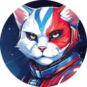 Reflektierende Sticker (2 Stk.) | Space Edition | Cat